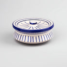 White and Blue Handpainted Handi Trio