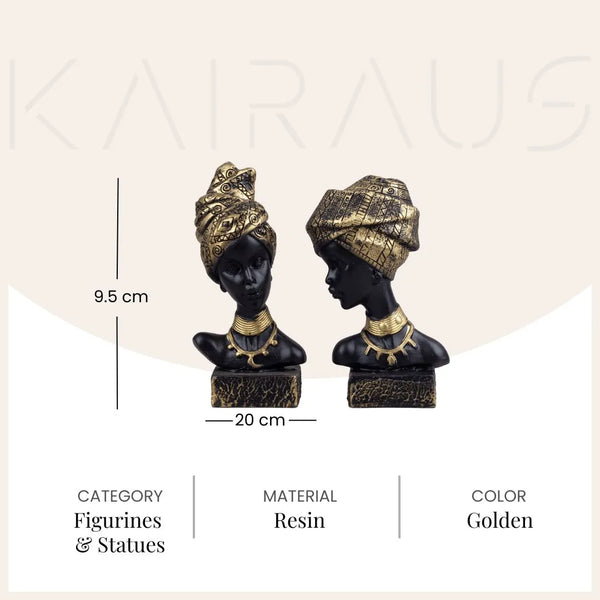 Royal African Queen Figurines