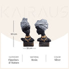 African Empress Sculpture Set