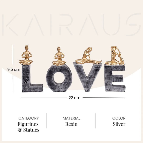 Elegant Love Sign Idols