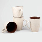 Ivory Mist Ceramic Coffee Mug Set of 4