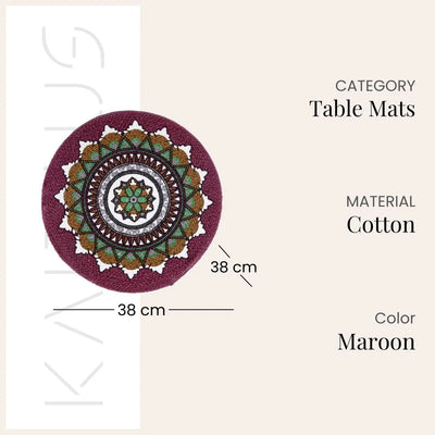 Turquoise Braided Placemat