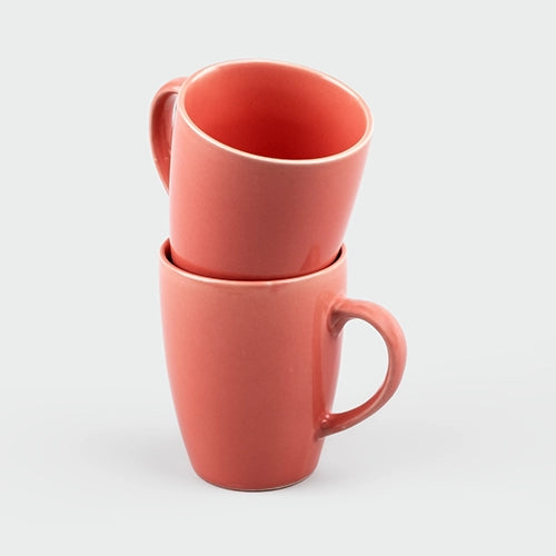 Peach Blush Mug Detail View Set of 4 – Kairaus