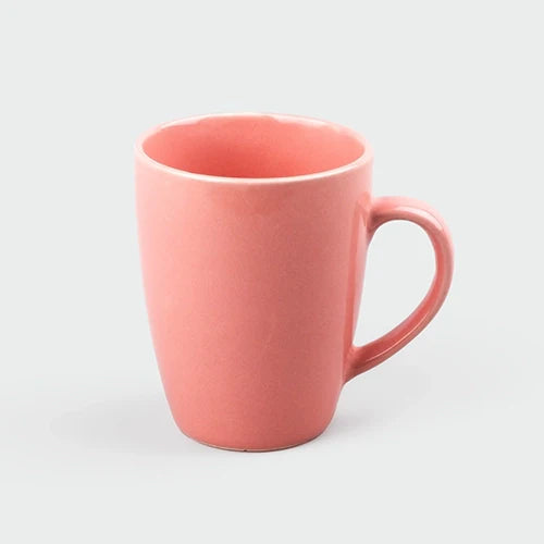 Blissful Blush Pink Ceramic Coffee Mug Set of 6