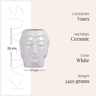 Calm Buddha Flower Vase
