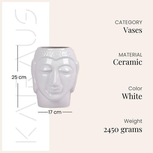 Calm Buddha Flower Vase