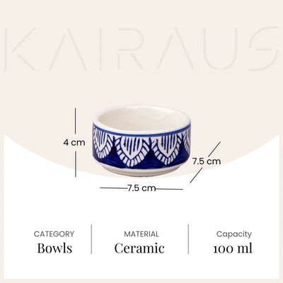 Exquisite Ceramic Mini Dip Bowl (Set of 2)