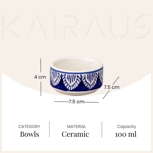 Exquisite Ceramic Mini Dip Bowl (Set of 2)
