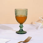Vintage Diamond Detailing Glass (Set of 2)