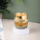Gold Rimmed Whiskey Glasses (Set of 4)