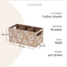 Roses Motif Cutlery Organizer