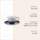 Luxury Blue Porcelain (Set of 4)