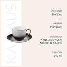 Elegant Porcelain Cup and Saucer