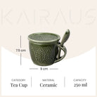 Green Bliss Ceramic Cup