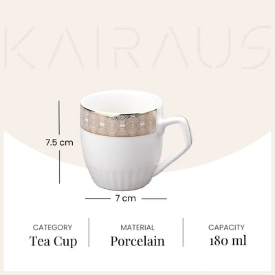 Classic White Tea Cup