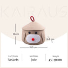 Beautiful Jute Storage Basket