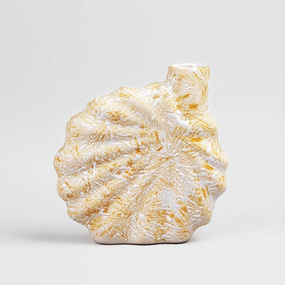 Beige Shell Flower Vase