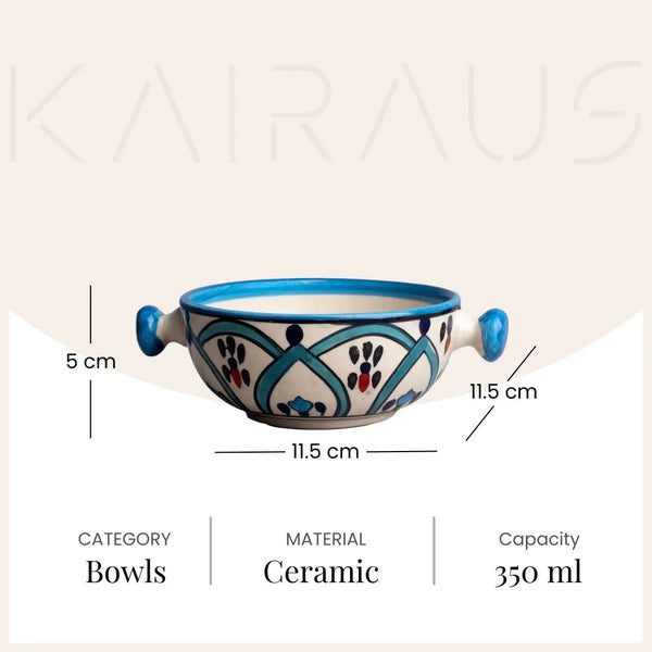 Exquisite White Serving Bowl (Set of 2)