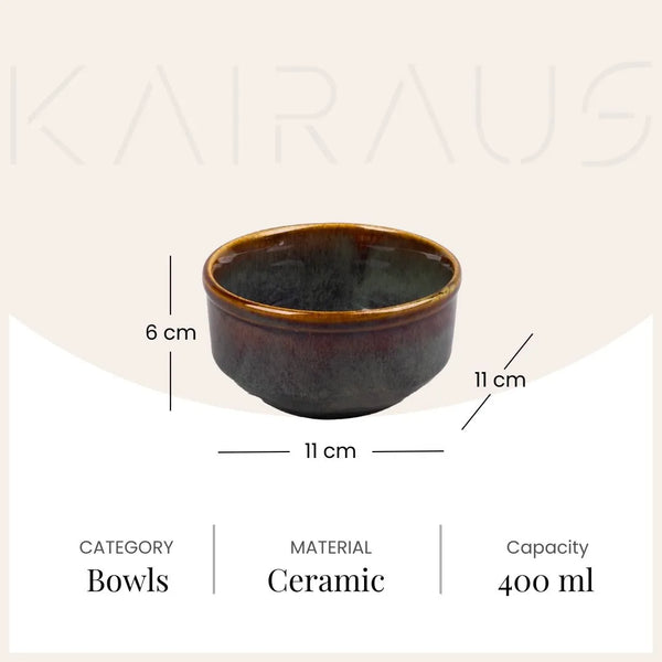 Artisan Brown Shino Bowl Set of 2