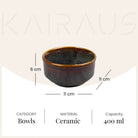 Artisan Brown Shino Bowl (Set of 6)