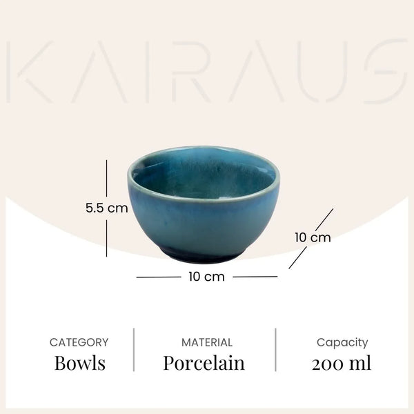 Eclectic Blue Snack Bowl (Set of 2)