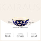 Elegant Artisan Handcrafted Bowl (Set of 6)