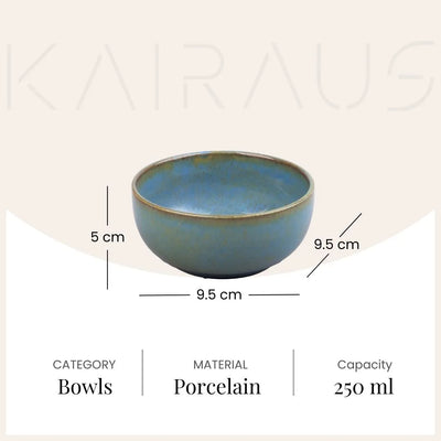 Mint Green Porcelain Serving Bowl (Set of 2)