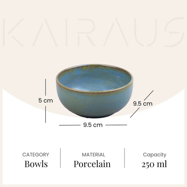 Mint Green Porcelain Serving Bowl (Set of 2)