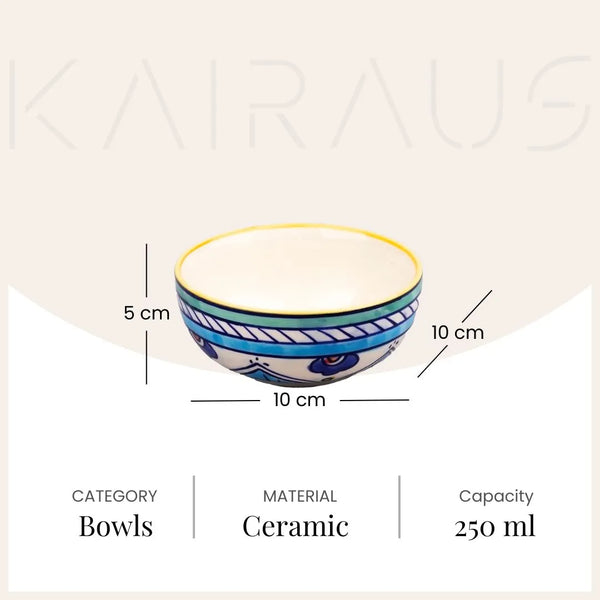 Handcrafted Ceramic Katori Bowl (Set of 2)