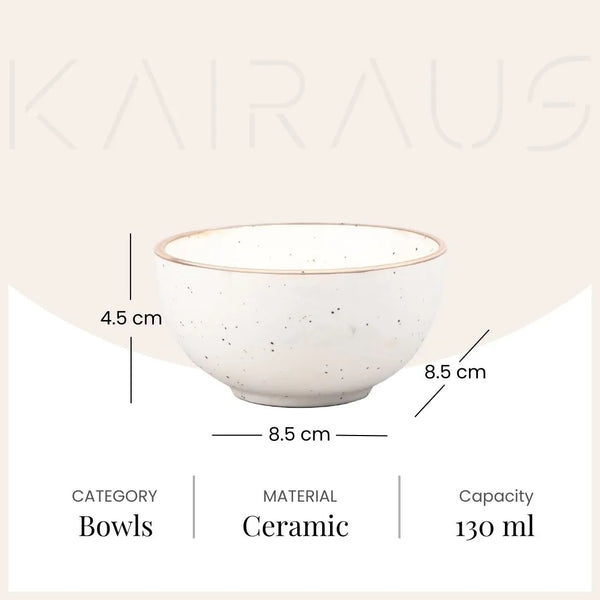 Artisan Matte Finish Ceramic Bowls (Set of 2)