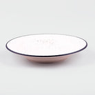 Stunning White & Black Ceramic Snack Plate Set of 2 (9.5 inch)