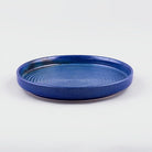 Blooming Blue Ceramic Snack Plates Set of 2 (9 inch)