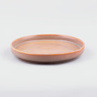 Glossy Textured Ceramic Snack Plates Set of 2 (9 inch)