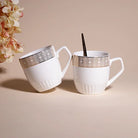 Classic White Tea Cup Set of 2
