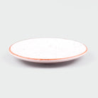 Classic White Ceramic Dinner Plates Set of 6 (10.5 Inch)