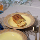 Pastel Yellow Ceramic Pasta Plate Set of 6 (10 inch)