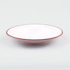 Stylish White & Brown Ceramic Snack Plate Set of 4 (9.5 inch)