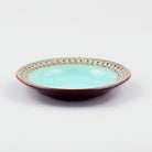 Aesthetic Aqua Ceramic Snack Plates Set of 2 (7.5 inch)
