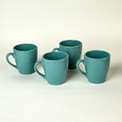 Sea Foam Ceramic Coffee Mug Set of 4