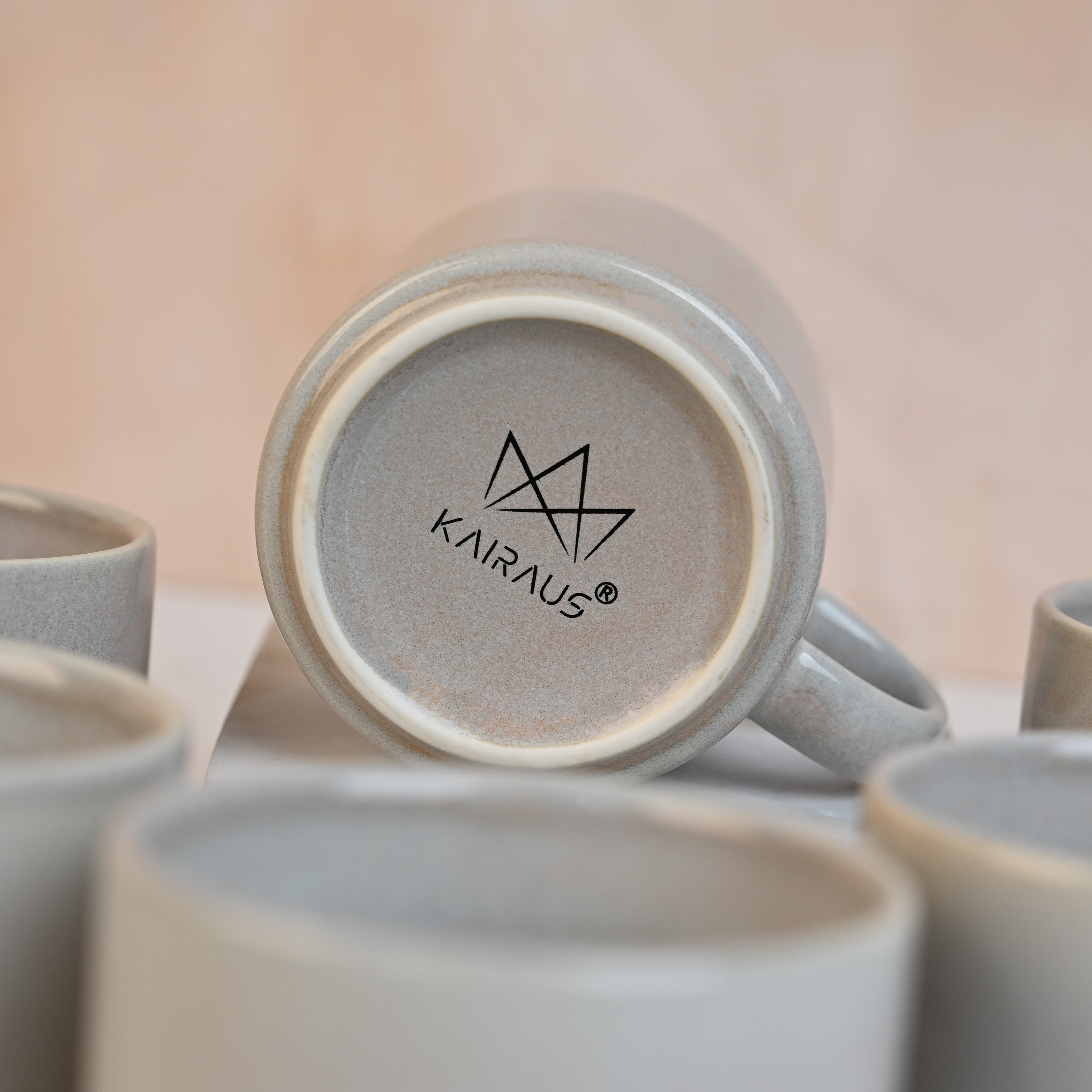 Silver Lustrous New Bone China Tea Cups