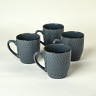 Smoky Slate Blue Set of 4