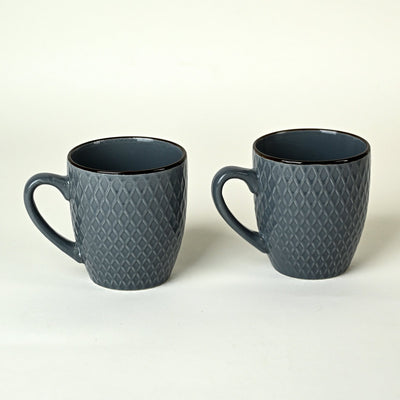 Smoky Slate Blue Set of 2