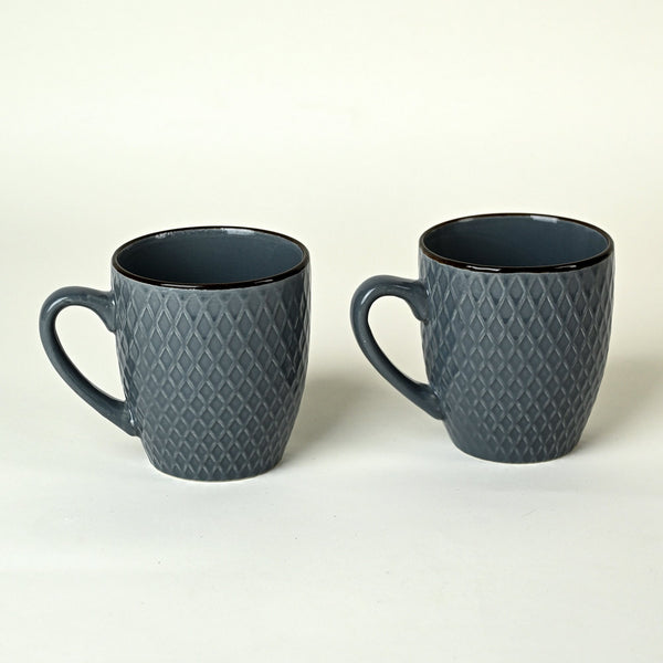 Smoky Slate Blue Set of 2