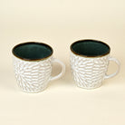 Soft Off-white Ceramic Tea Cup Set of 2