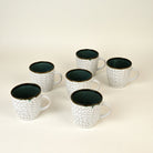 Soft Off-white Ceramic Tea Cup Set of 6