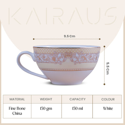 Sonder: Exclusive Bone China Tea Cup Set (Set of 6)