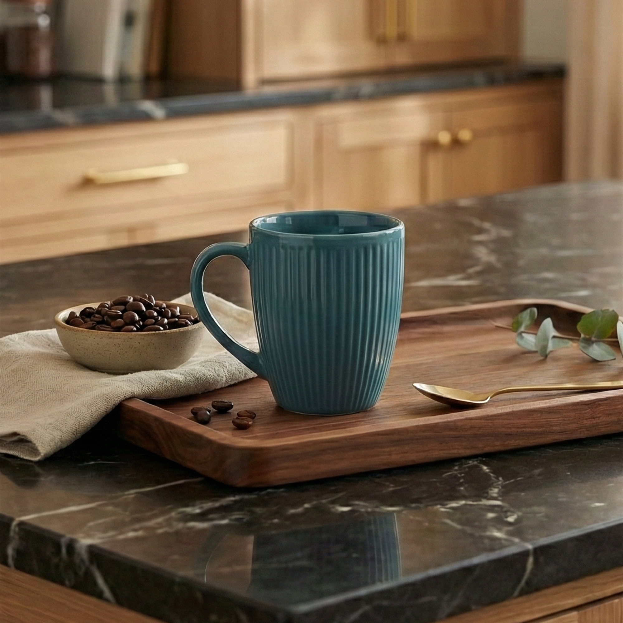 Turquoise Ceramic Coffee Mug