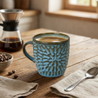 Uranian Blue Ceramic Tea Cup