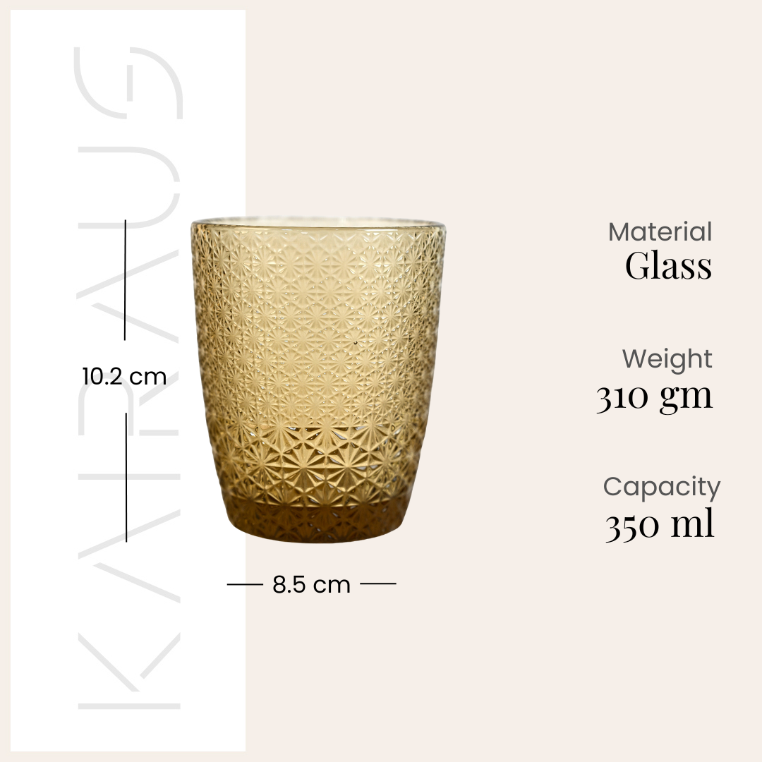 Valley: Vintage Floral Drinking Glass Set